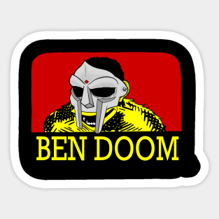 Ben DOOM Sticker